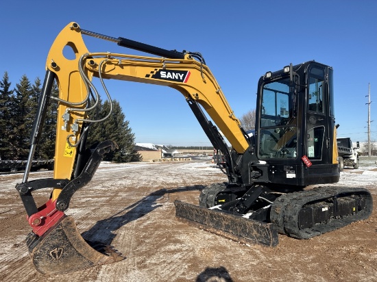 2022 Sany Sy50u Mini Excavator
