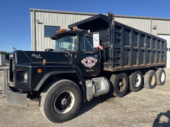 1991 Mack Rb688s Quad Axle Dump Truck