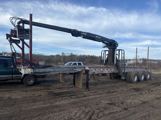 2009 East 46' Log Loader Trailer W/ Serco 7000