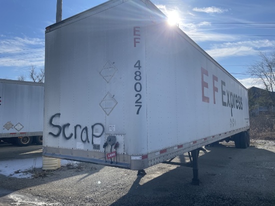 2000 Dorsey 48' Dry Van Semi Trailer
