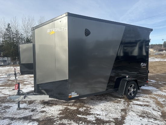 2022 Stealth 7’x12’ Enclosed Trailer
