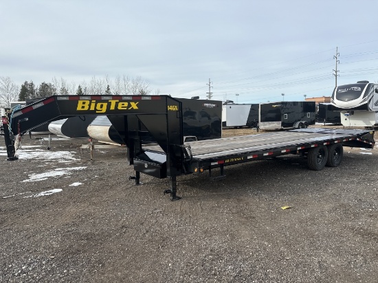 2023 Bigtex 14gn-20bk+5mr Gooseneck Trailer