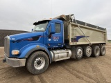 2021 Peterbilt 567 Quad Axle Dump Truck