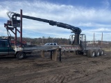 2009 East 46' Log Loader Trailer W/ Serco 7000
