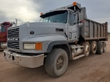1995 Mack Cl713 Quad Axle Dump Truck