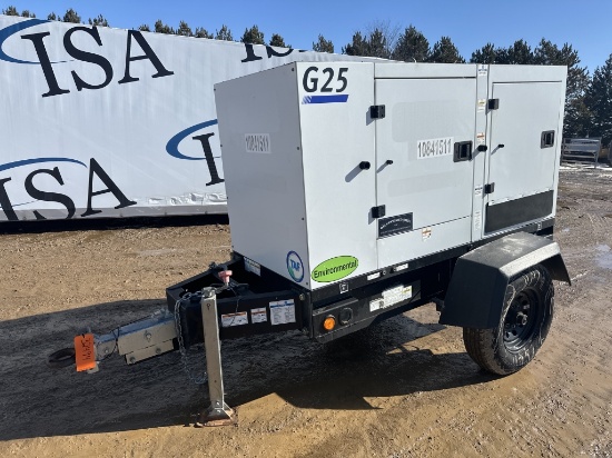 2018 Doosan G25wdo-t4f Towable Generator