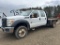 2012 Ford F550 4x4 Flatbed Pickup Truck