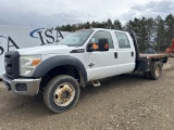 2012 Ford F550 4x4 Flatbed Pickup Truck