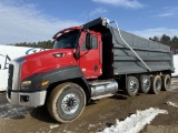 2014 Caterpillar Quad Axle Dump Truck