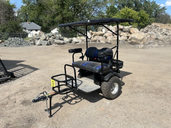 Two Seat Tow Behind Golf Cart
