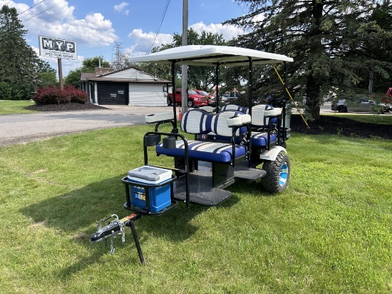 4 Seat Tow Behind Golf Cart