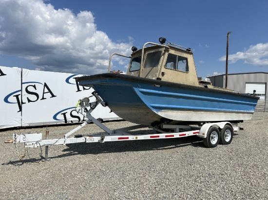 22’ Monticello Inboard Work Boat W/ Trailer