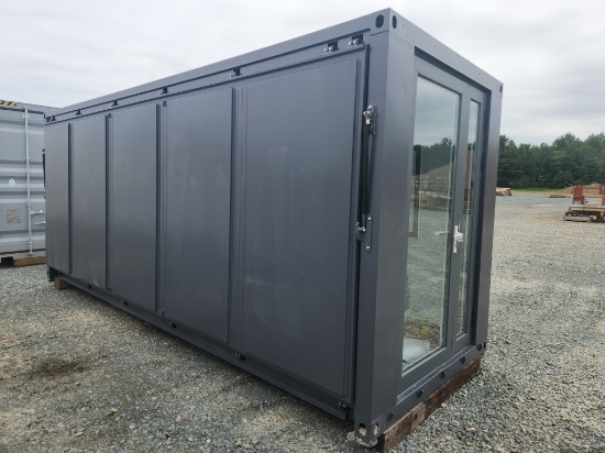 Unused 19'x20' Portable Warehouse W/ Bathroom