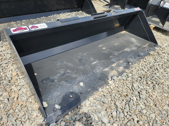 Unused Stout Heavy Duty 84" Skid Steer Bucket