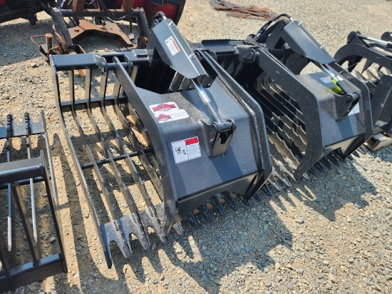 Unused Stout Hd78-3 Rock Bucket Grapple