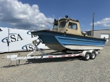 22’ Monticello Inboard Work Boat W/ Trailer