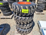 (4) Forerunner 12-16.5 Skid Steer Tires W/ Rims