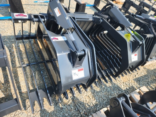 Unused Stout Hd69-3 Rock Bucket Grapple