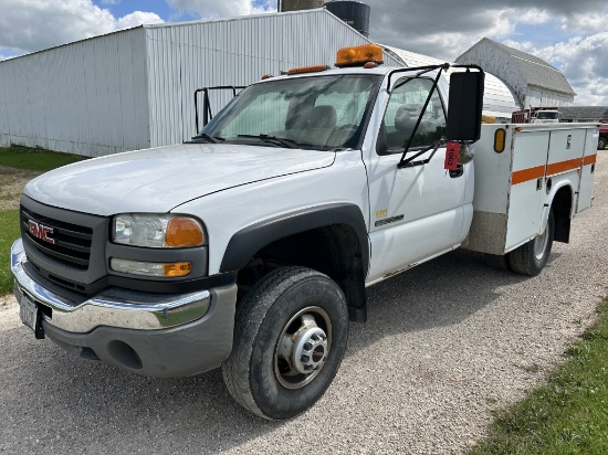 2004 Gmc 3500 1 Ton 4x4 Service Truck