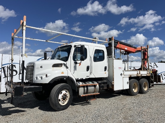 2012 Freightliner M2 Crew Cab Service Crane Truck