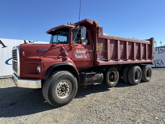 1989 Ford L8000 Tri Axle Dump Truck