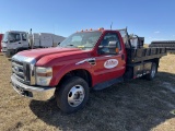 2008 Ford F350 4x4 Flatbed