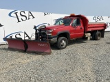 2005 Chevrolet 3500 Silverado 4x4 Dump Bed W/ Plow