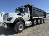 2013 International 7600 Quad Axle Dump Truck