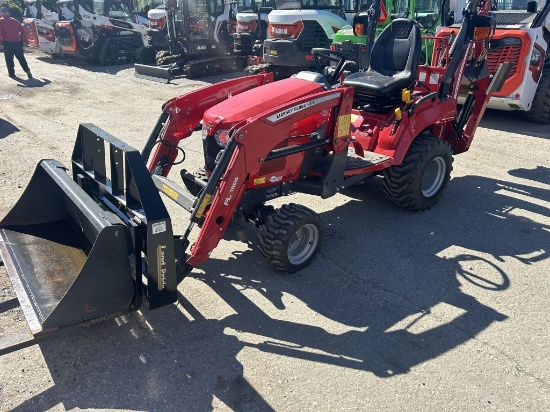 2022 Massey Ferguson Gc1723 4x4 Tractor W/ Backhoe