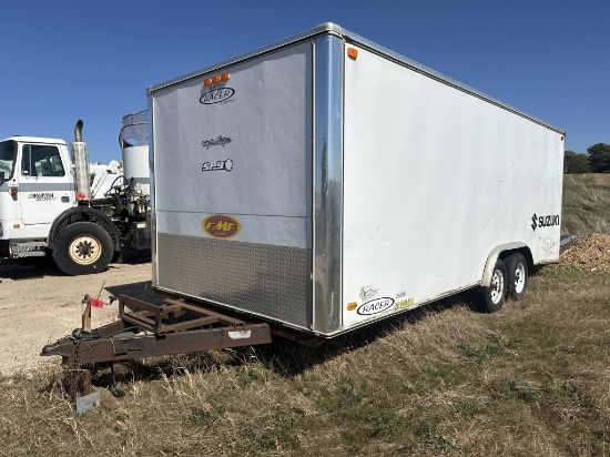 2002 Carson 20' Racer Enclosed Trailer