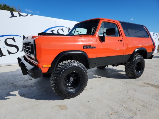 1983 Dodge Ram Charger Aw-10 4x4 Suv