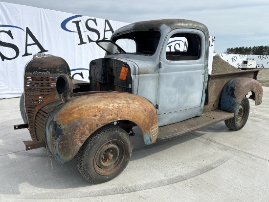 1938 Plymouth Roller Chassis Pickup