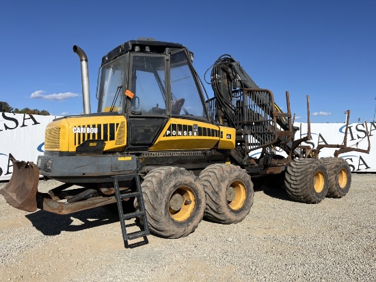 2001 Ponsse Caribou 8wd Forwarder