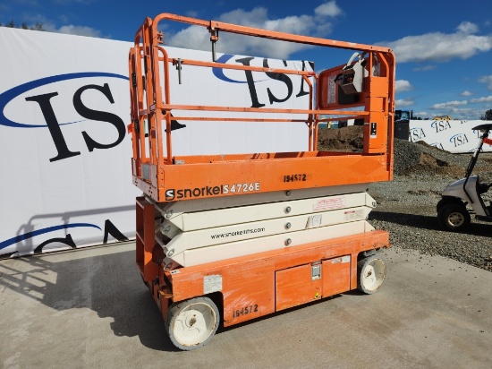 2017 Snorkel S4726e Scissor Lift