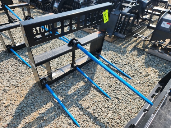 Unused Stout 48" Skid Steer Bale Spear