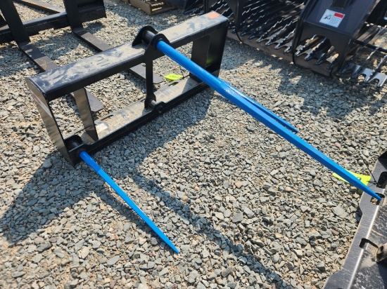 Unused Stout 48" Skid Steer Bale Spear
