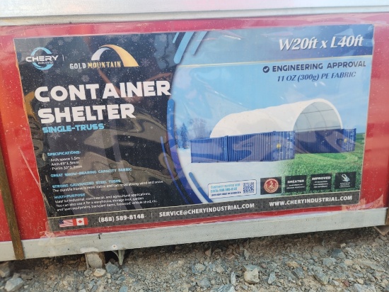 Unused 20'x40' Container Shelter