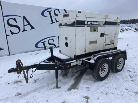 2012 Multiquip Dca-45ssiu4 26kw Towable Generator