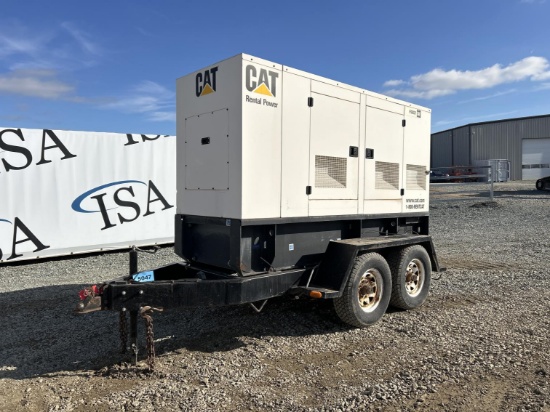 2004 Cat Olympian 100kw Generator On Trailer