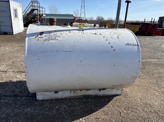 Approx 500 Gallon Fuel Tank