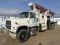 1997 Ford Flat Bed Crane Truck