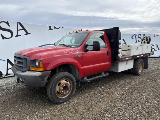 1999 Ford F450 Flatbed Pickup Truck