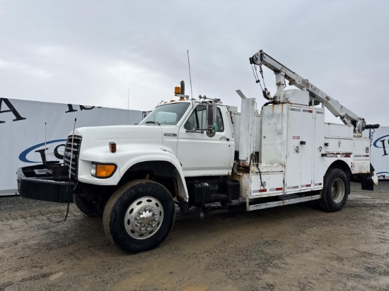 1996 Ford Service/crane Truck