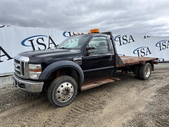 2008 Ford F-450 Xlt Super Duty 4x4 Flatbed Truck