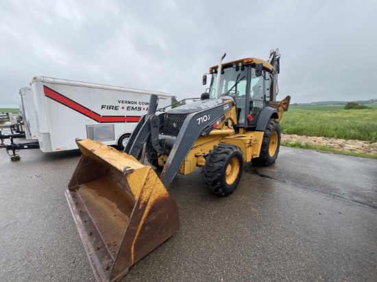 John Deere 710j Tractor Backhoe