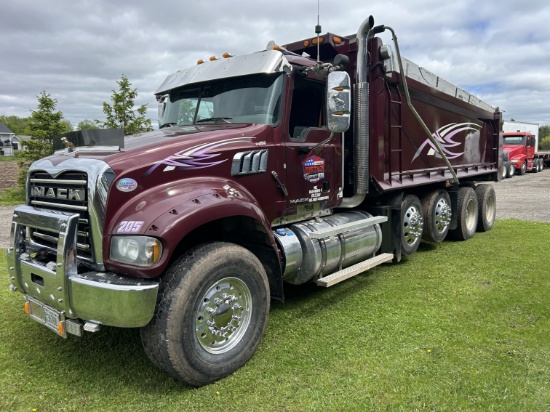 Mack Quad Axle Dump Truck