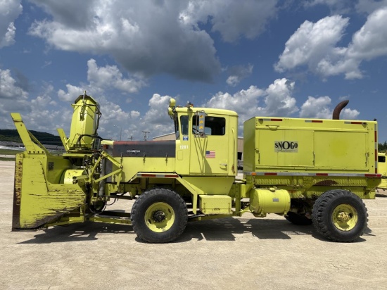 1980 Oshkosh 4x4 P-2323-4 Single Axle Snow Blower