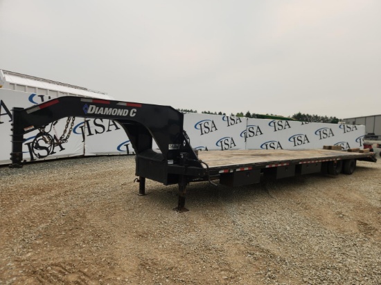 2024 Diamond C Flatbed Gooseneck Trailer