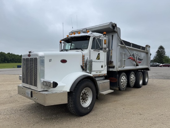 1995 Peterbilt 359 Quad Axle Dump Truck