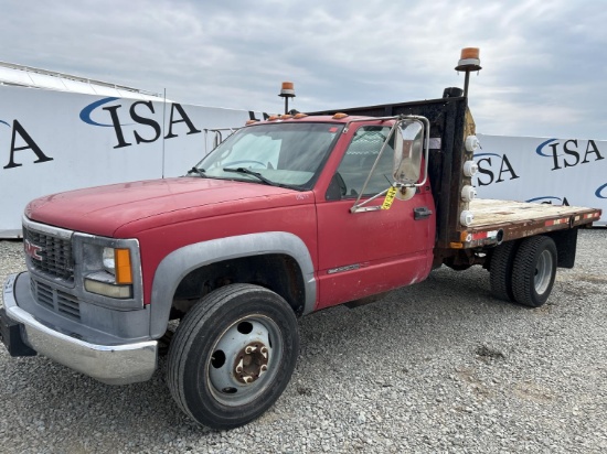 2001 Gmc Sierra 3500hd Flatbed Truck